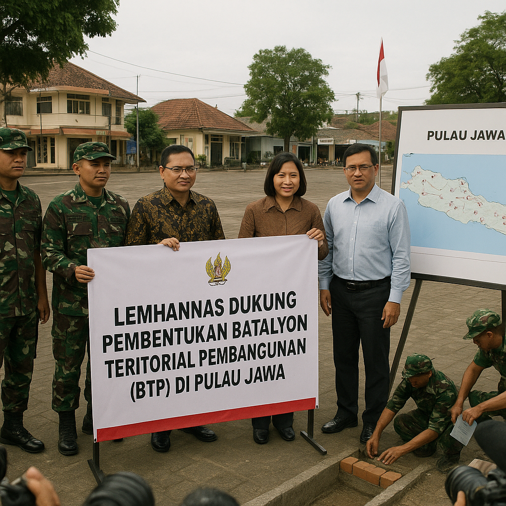 Lemhannas Dukung Rencana Pembentukan Batalyon Teritorial Pembangunan di Pulau Jawa