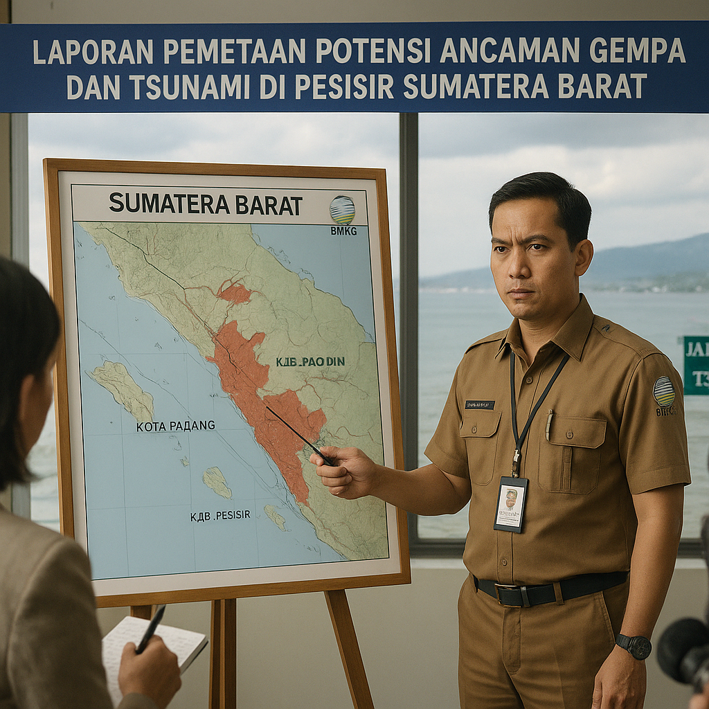 Laporan Pemetaan Potensi Ancaman Gempa dan Tsunami di Pesisir Sumatera Barat