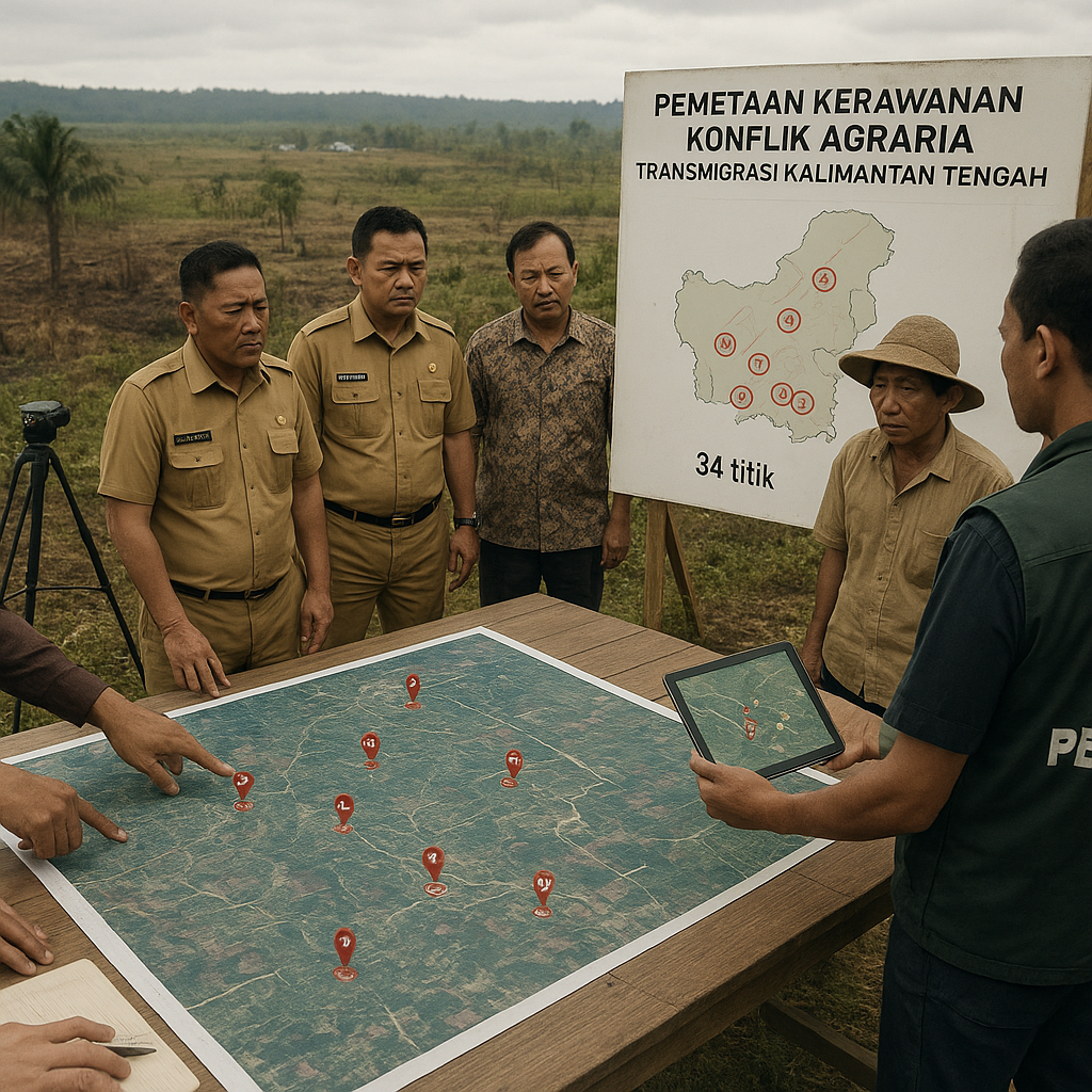 Kawasan Transmigrasi di Kalimantan Tengah Dipetakan Rentan Konflik Agraria, Pemerintah Daerah Bentuk Tim Penanganan