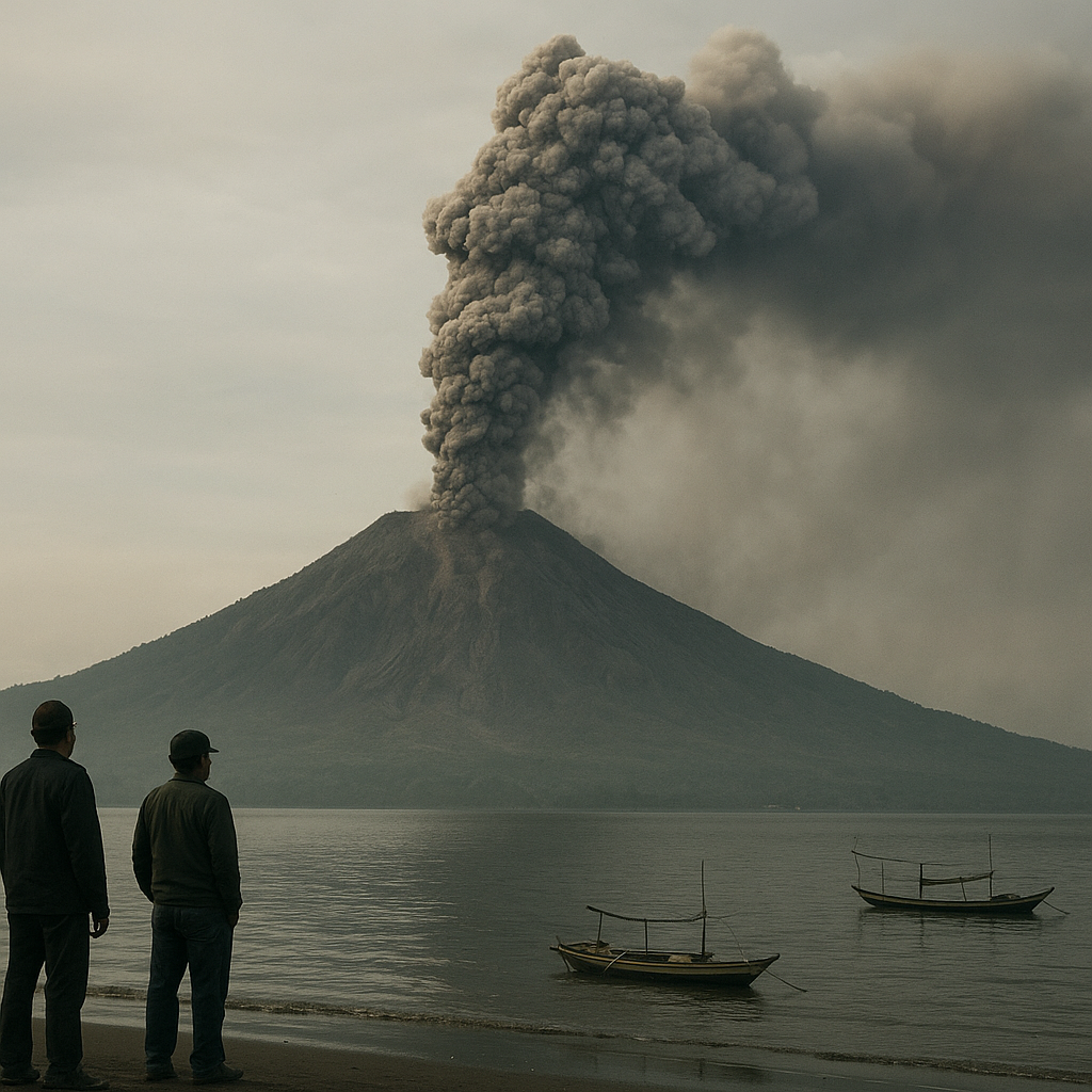 Gunung Dukono erupsi semburkan kolom abu setinggi 600 meter pada Jumat pagi