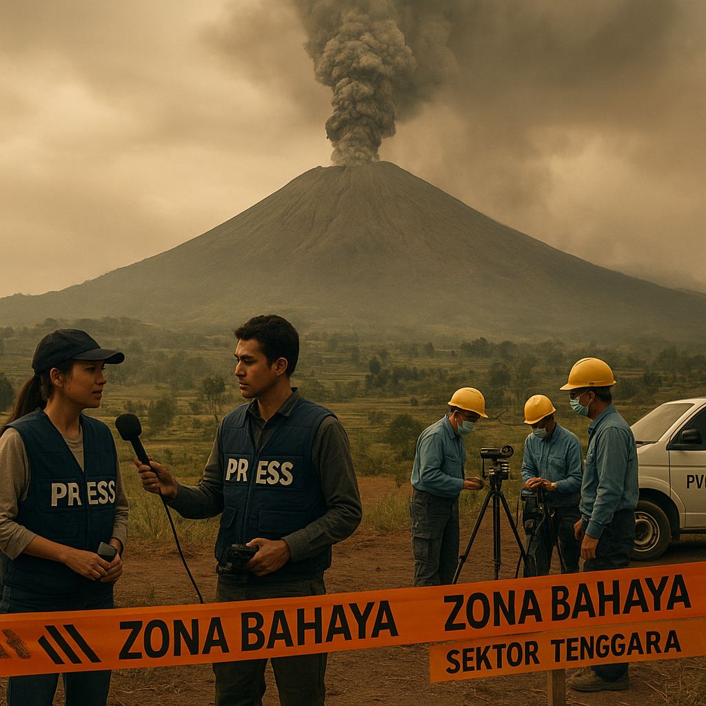 Selama sepekan terakhir, status Semeru tetap siaga