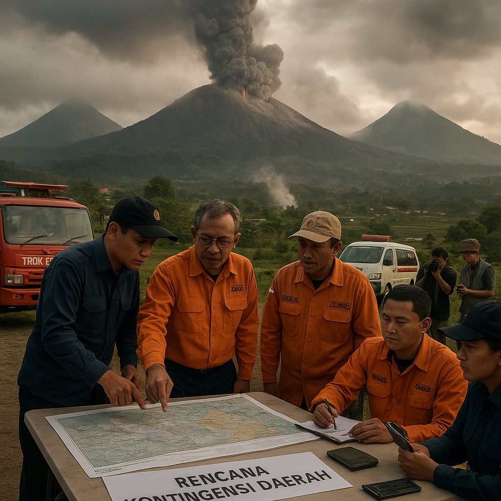 Peningkatan Aktivitas Gunung Api di Sulawesi Utara Memicu Penyusunan Rencana Kontingensi Daerah