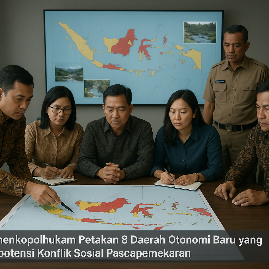 Kemenkopolhukam Petakan 8 Daerah Otonomi Baru yang Berpotensi Konflik Sosial Pascapemekaran