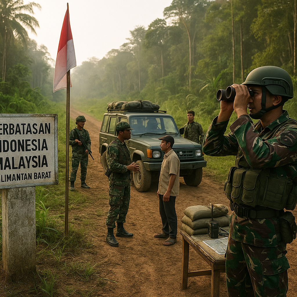 Peningkatan Pengamanan Perbatasan RI-Malaysia di Kalimantan Barat