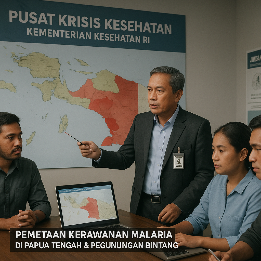 Pusat Krisis Kemenkes: Pemetaan Kerawanan Penyakit Malaria di Papua Tengah dan Pegunungan Bintang