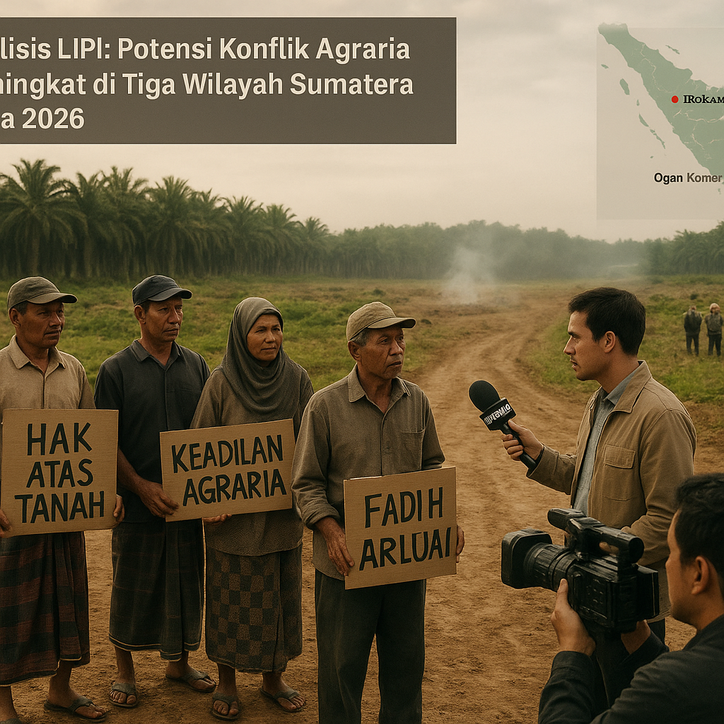Analisis LIPI: Potensi Konflik Agraria Meningkat di Tiga Wilayah Sumatera pada 2026