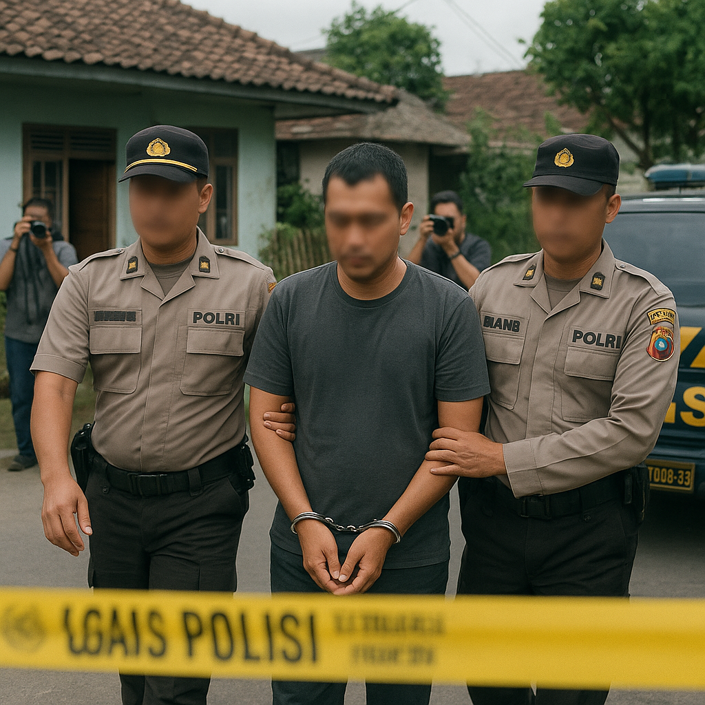 Polisi Tangkap Terduga Pelaku Pemerkosaan Anak Tiri di Jatim