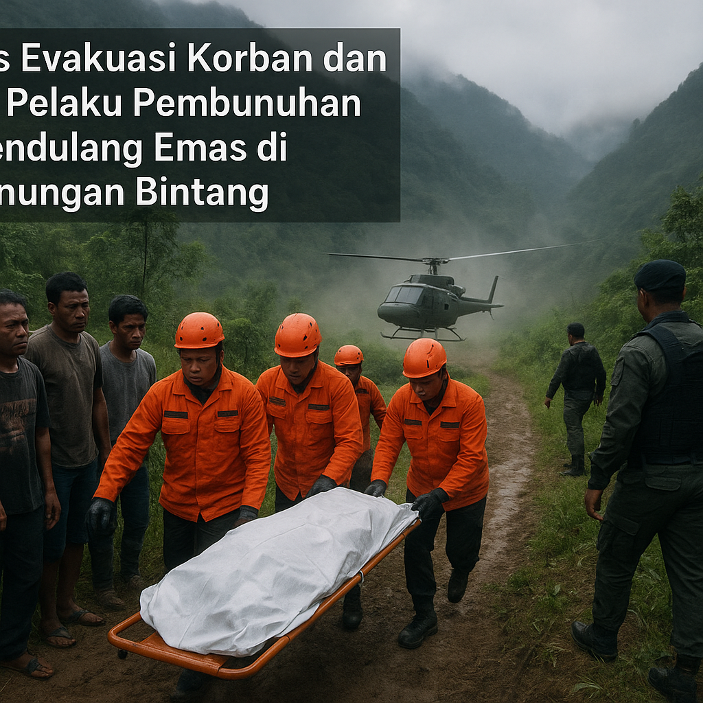 Fokus Evakuasi Korban dan Kejar Pelaku Pembunuhan 10 Pendulang Emas di Pegunungan Bintang