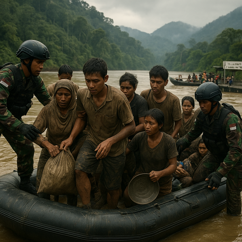 Pasukan Khusus TNI Selamatkan 44 Pendulang Emas dari Serangan KKB Papua