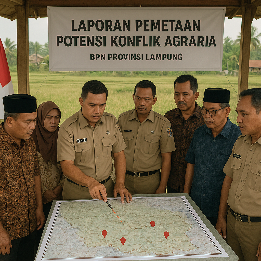 Laporan Pemetaan Potensi Konflik Agraria di Kabupaten Lampung Selatan, Lampung