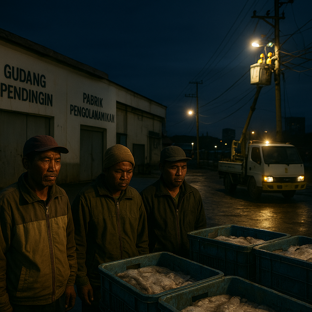 Gangguan Jaringan Listrik di Kota Sorong Picu Kerawanan Ekonomi di Sektor Perikanan