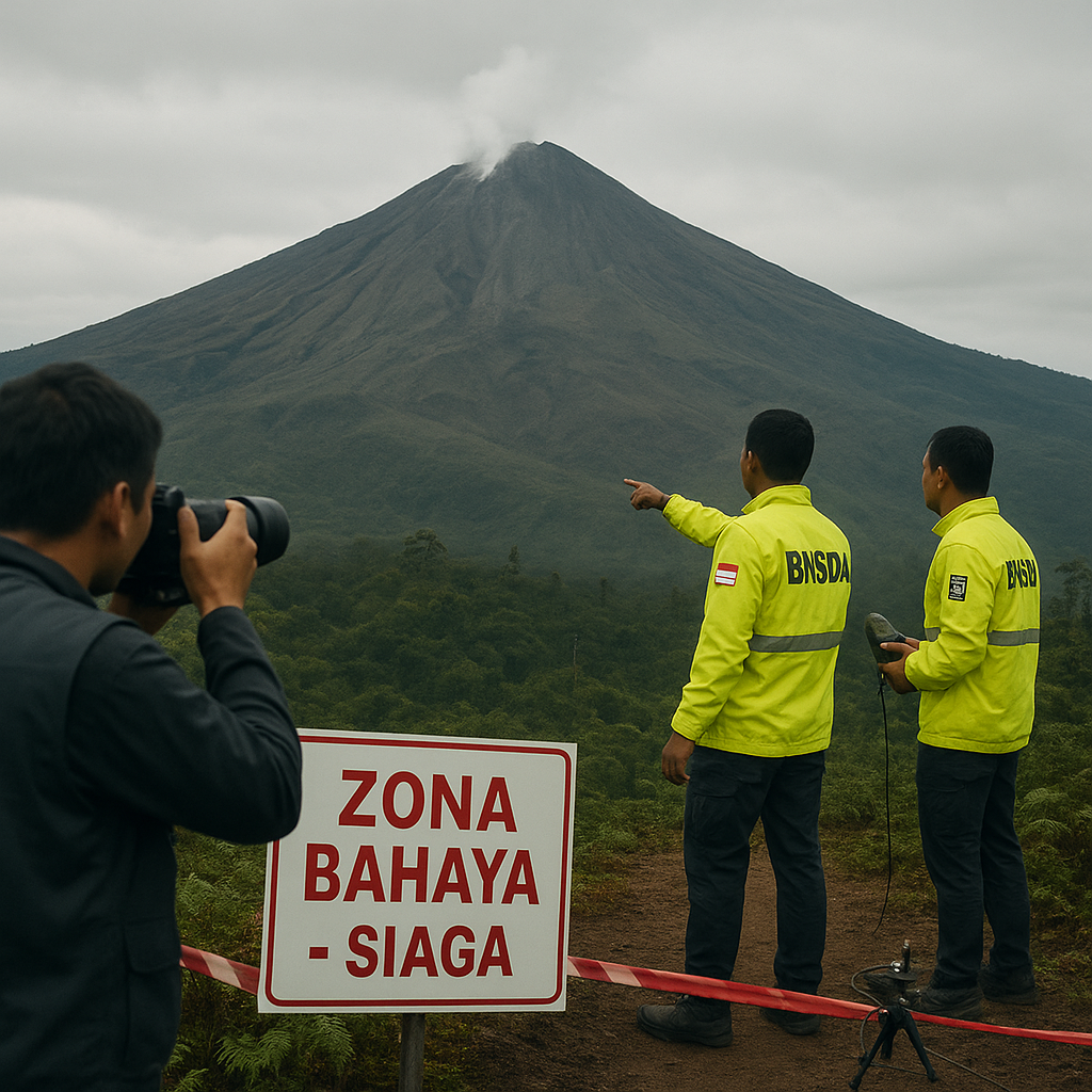 BKSDA Papua: Status Gunung Tangga di Pegunungan Arfak Masuki Level Siaga karena Aktivitas Magmatik