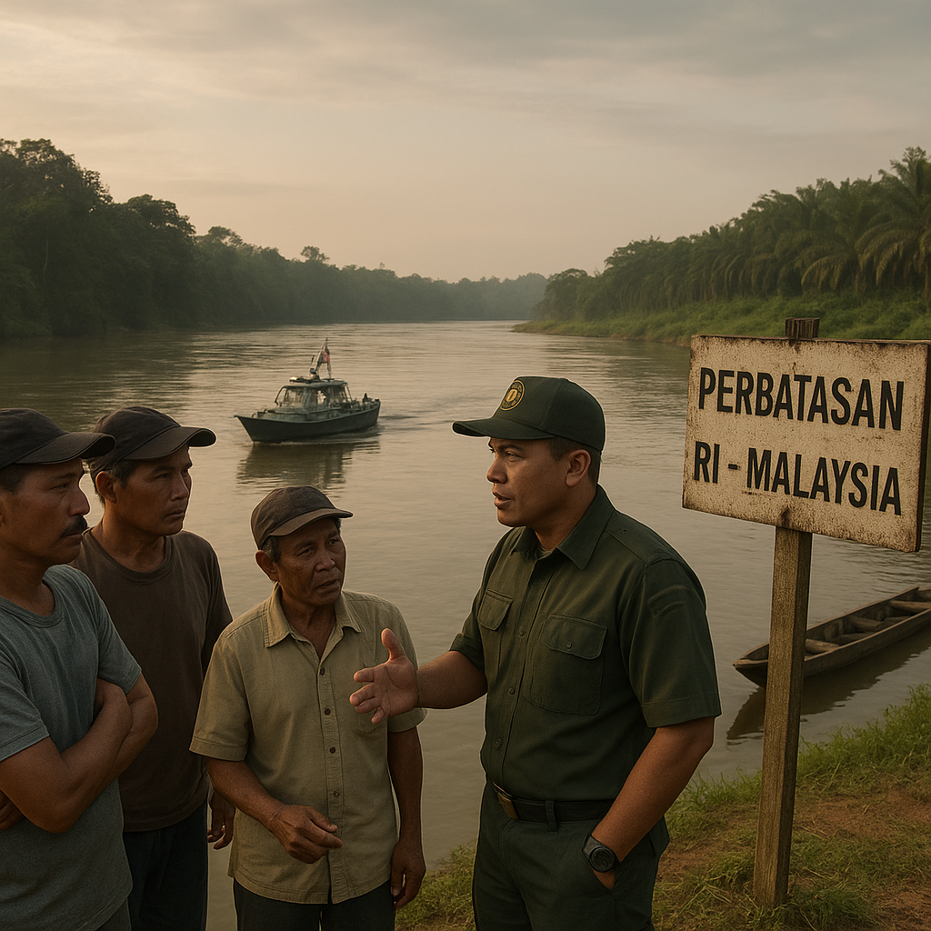 Kajian Pusat Studi Ketahanan Nasional Universitas Indonesia: Potensi Kerawanan di Perbatasan RI-Malaysia Meningkat