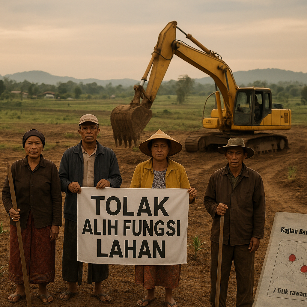 Kajian Bappenas: Potensi Konflik Agraria di Sumatera Selatan Terkait Alih Fungsi Lahan Masih Tinggi