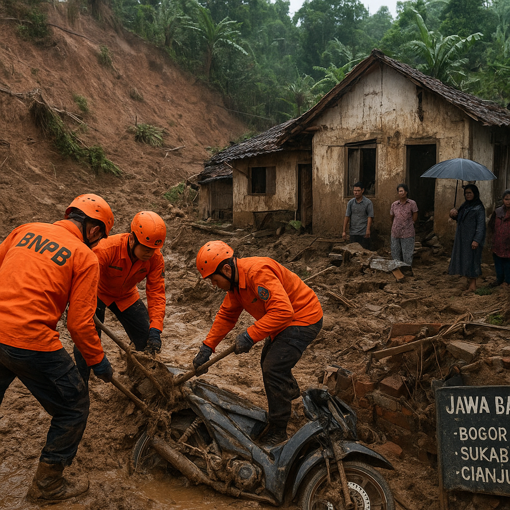 BNPB Catat Peningkatan Frekuensi Bencana Tanah Longsor di Jawa Barat pada Kuartal I 2026