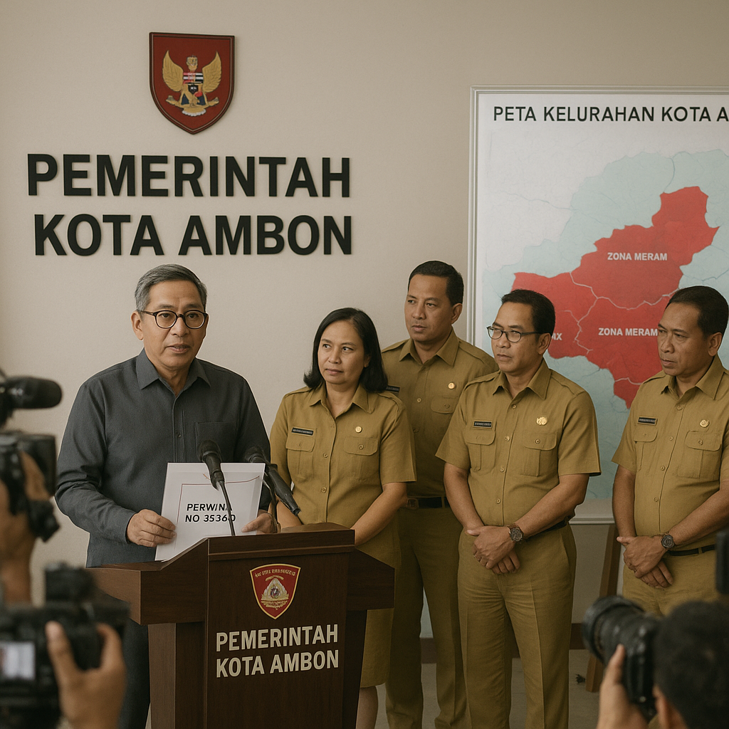 Pemerintah Kota Ambon Terbitkan Perwali tentang Pengelolaan Kawasan Rawan Konflik Sosial