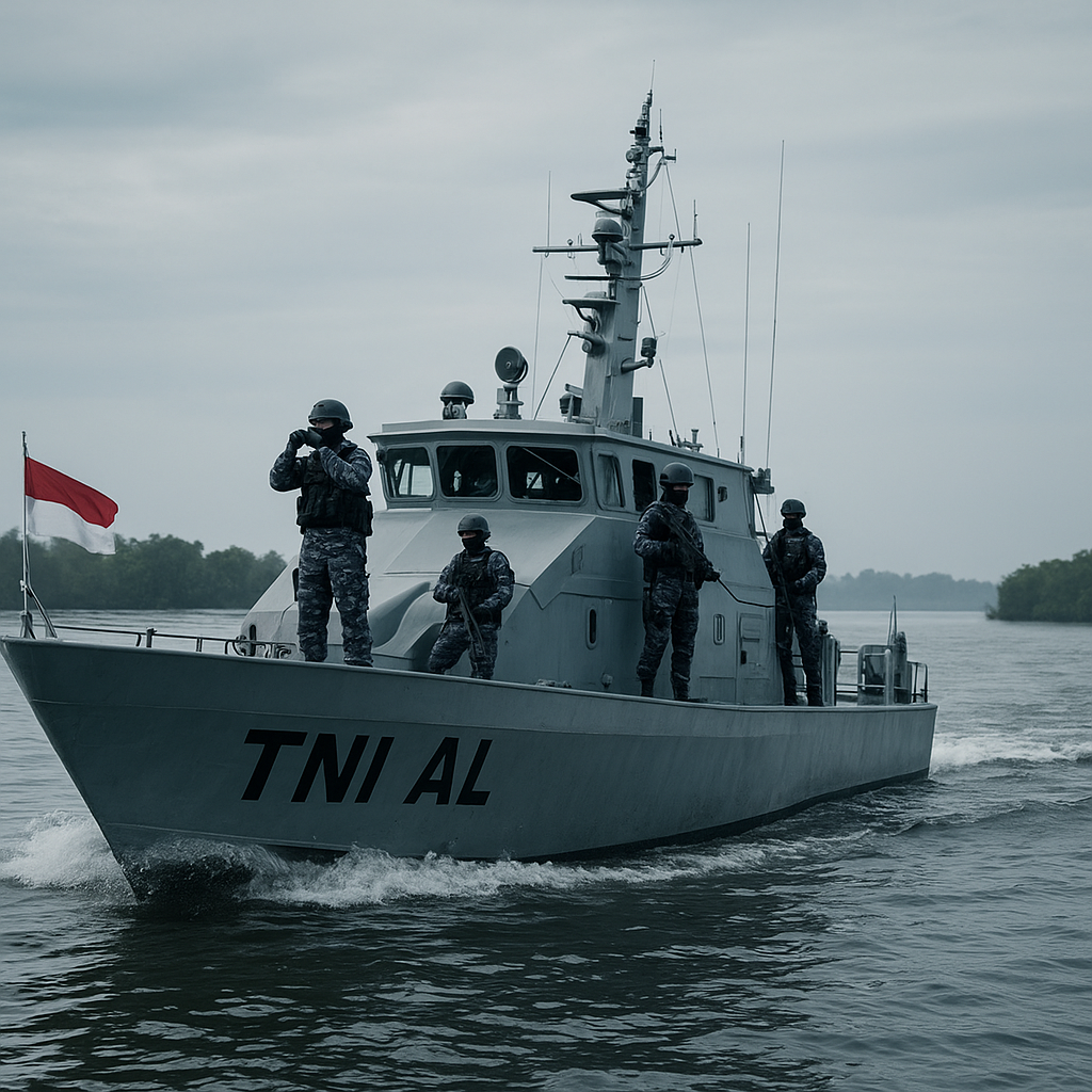Peningkatan Patroli Keamanan Laut di Perbatasan Indonesia-Malaysia di Kalimantan Utara
