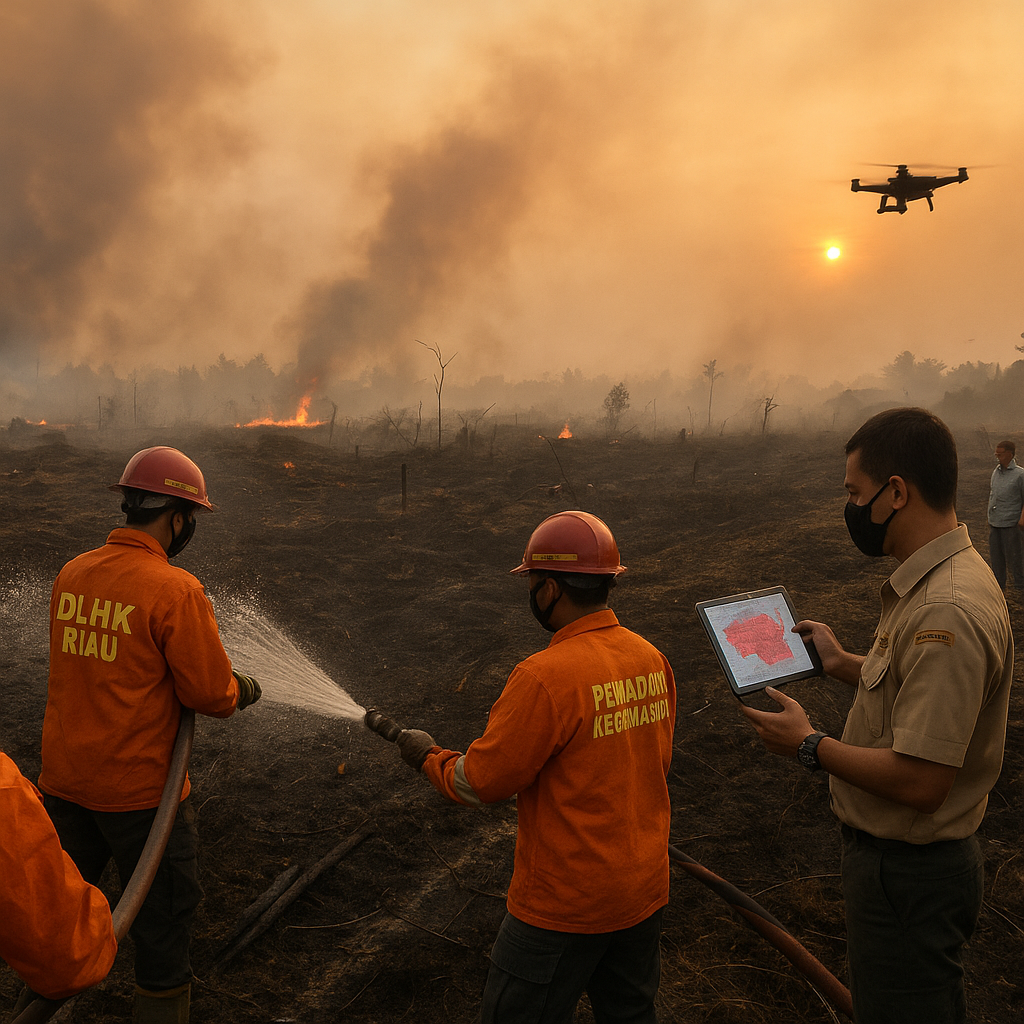 Laporan Kerawanan Lingkungan di Riau: Dampak Kebakaran Hutan di Kabupaten Indragiri Hulu